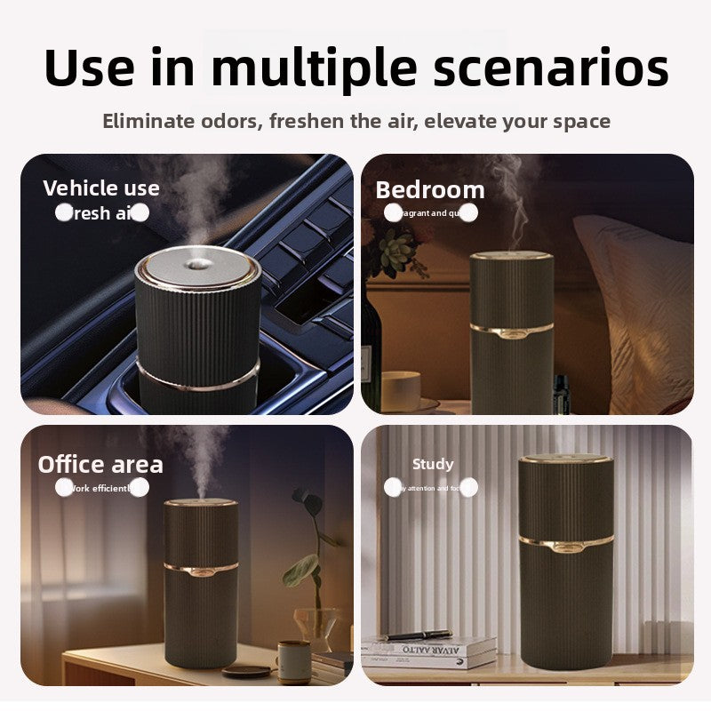 Mini vertical striped fragrance diffuser